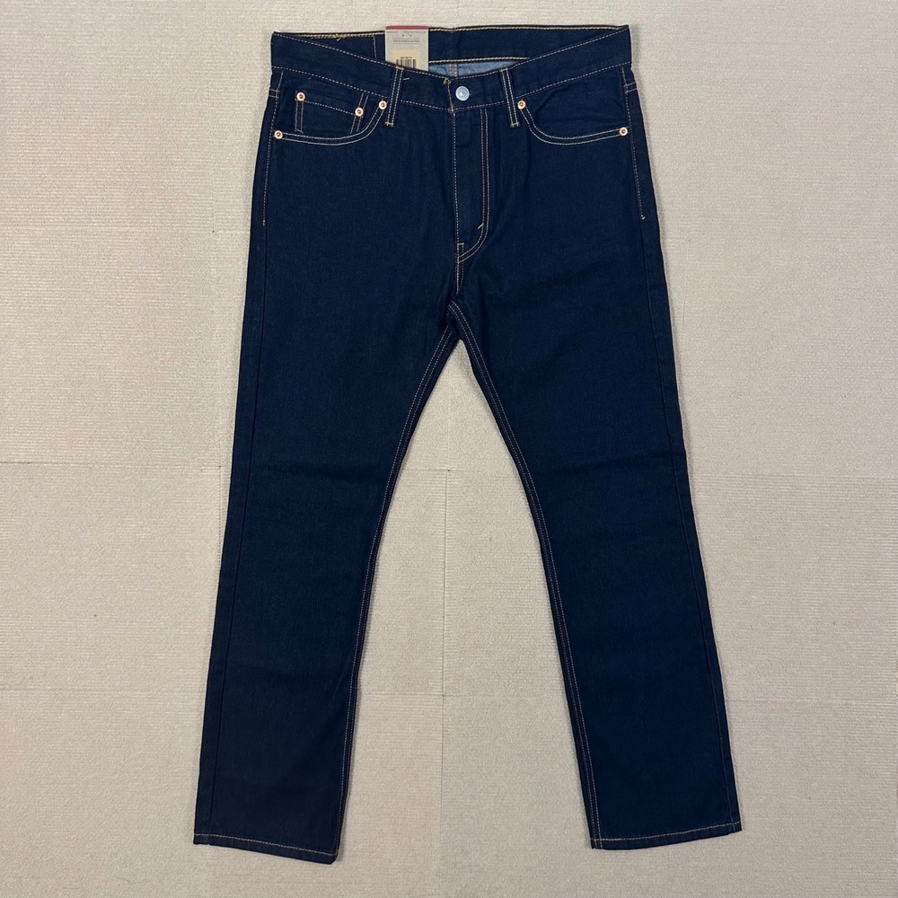 Levi's 513 Jeans NWT Mens 32x30 Slim Straight Dark Wash Indigo Blue Denim